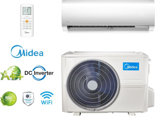 MIDEA XTREME BLANC 2.0  MAG2-12N8-2/MOM-12N8D1-2  3,52 kW, Inverter, Wi-Fi